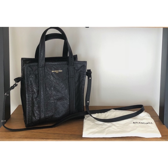 Balenciaga -Arena Leather Bazar Small Shopper Tote - Picture 2 of 5